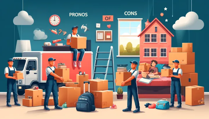 Weighing Your Options: Pros and Cons of Hiring a Professional Mover for College Moves